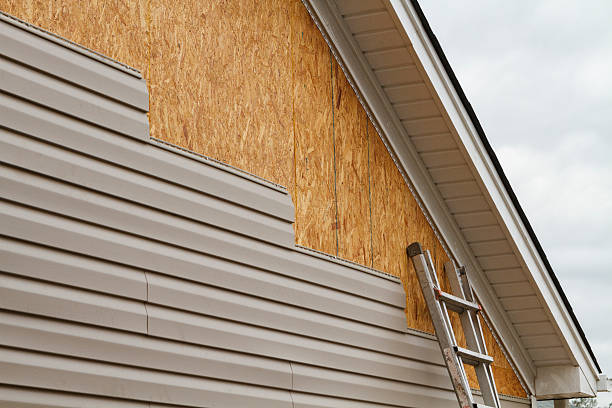Professional Siding Replacement technician working in Upper Falls, MD
